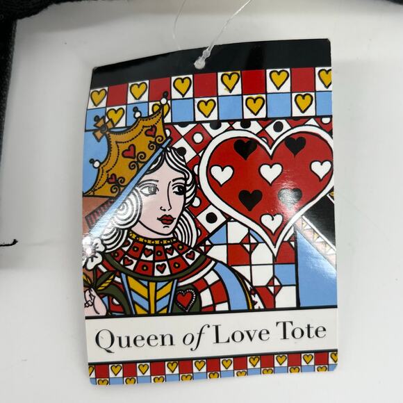 Brighton Queen of Love canvas tote bag NWT - Picture 9 of 10